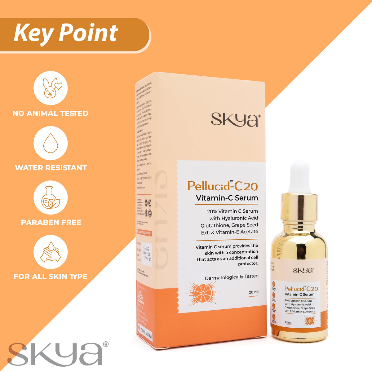 PELLUCID – C20 Ser cu Vit C 20 ml