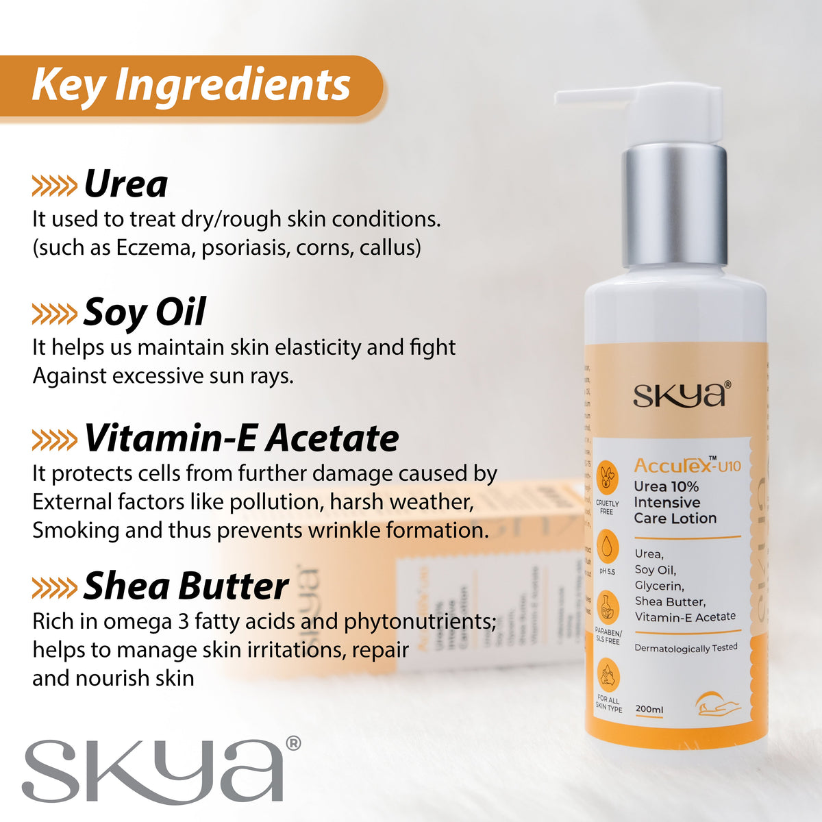 ACCUREX - U10 Loțiune cu Uree 10% 200 ml