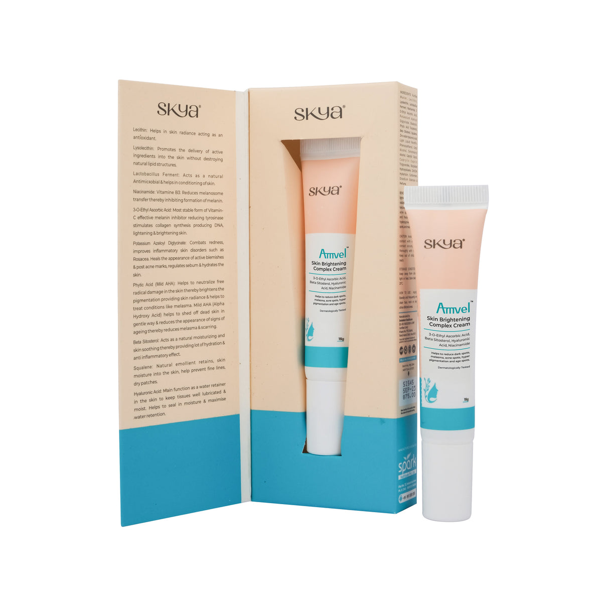 AMVEL Cremă complexă pentru înălbirea pielii 15 gr