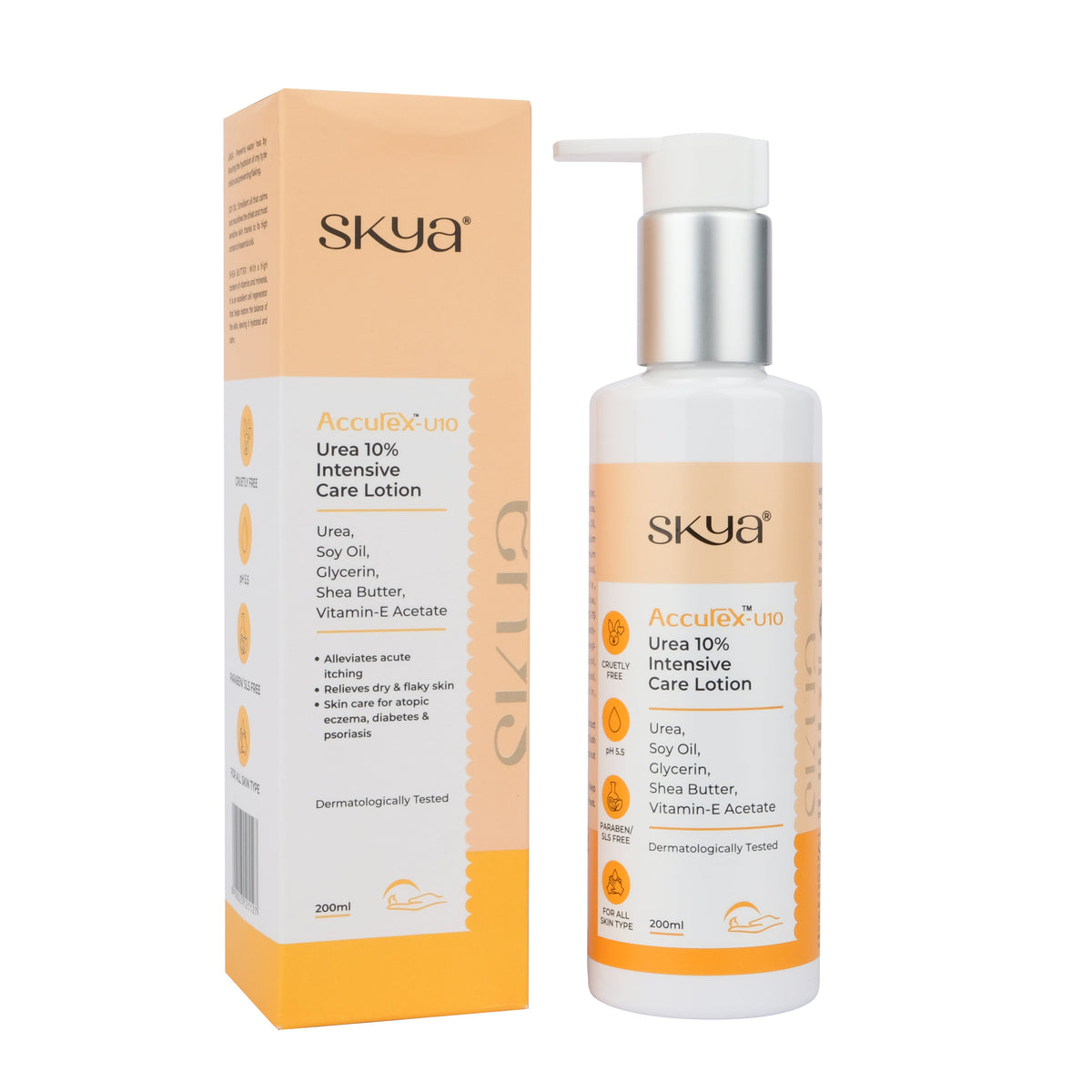 ACCUREX - U10 Loțiune cu Uree 10% 200 ml