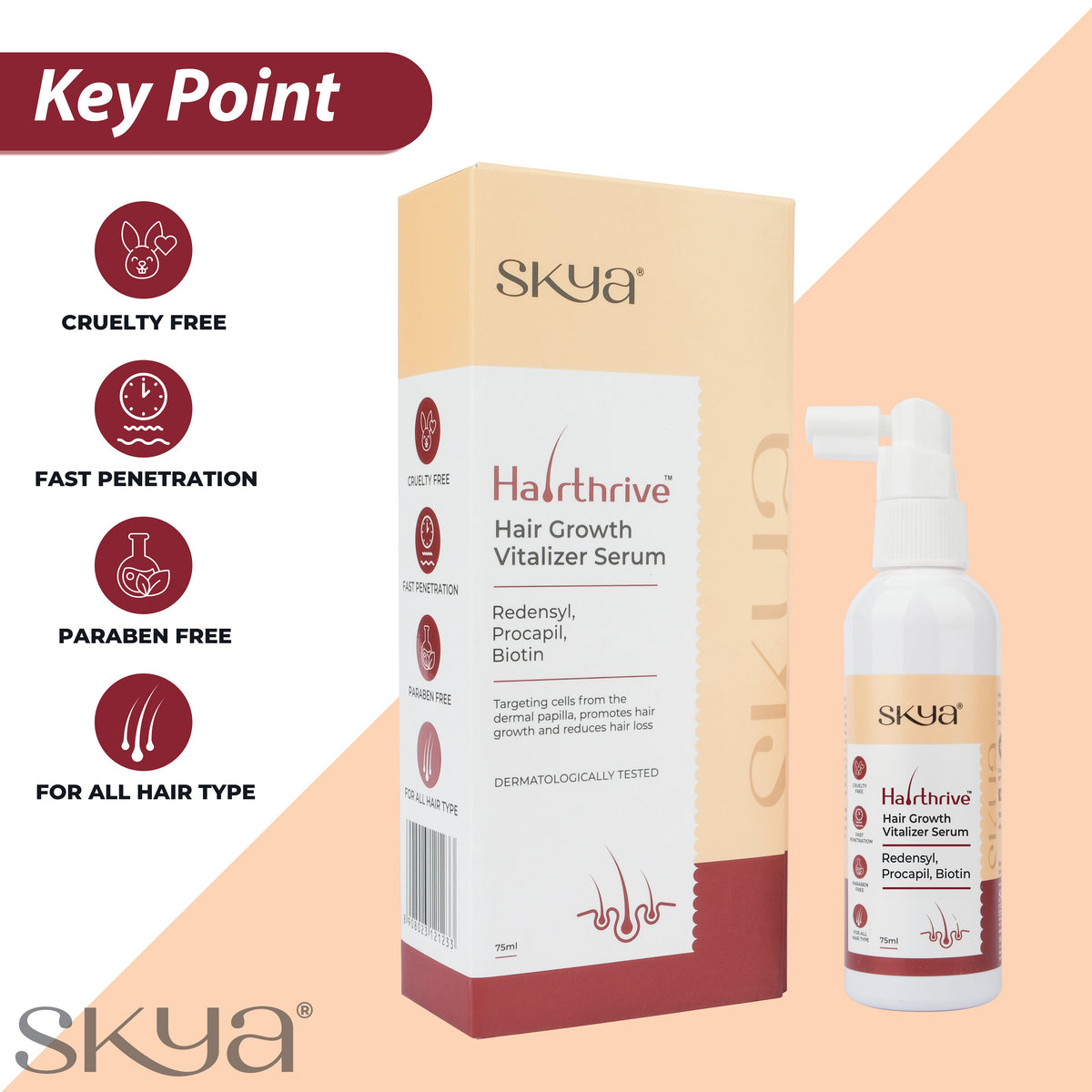 HAIRHRIVE – Ser vitalizant pentru păr 75 ml