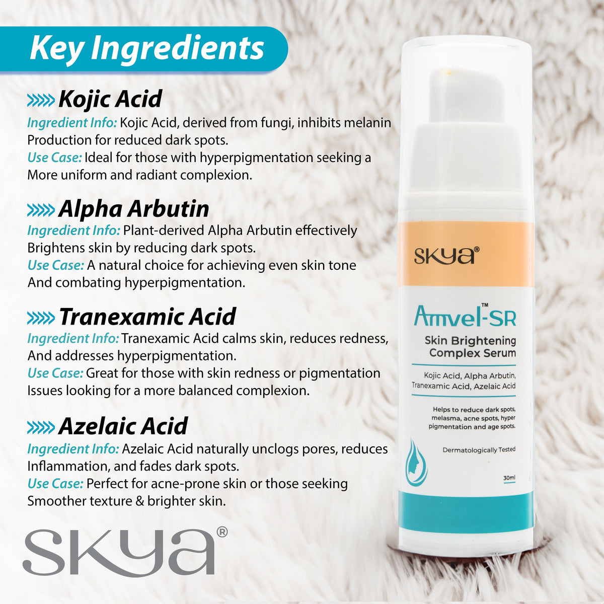 AMVEL-SR Ser complex pentru luminozitatea pielii 30 ml
