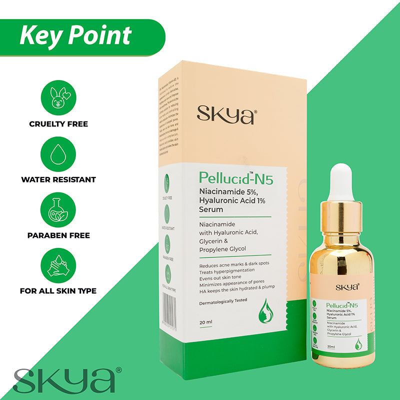 PELLUCID – N5 Ser cu Niacinamida 5% si Ac. Hialuronic 20 ml
