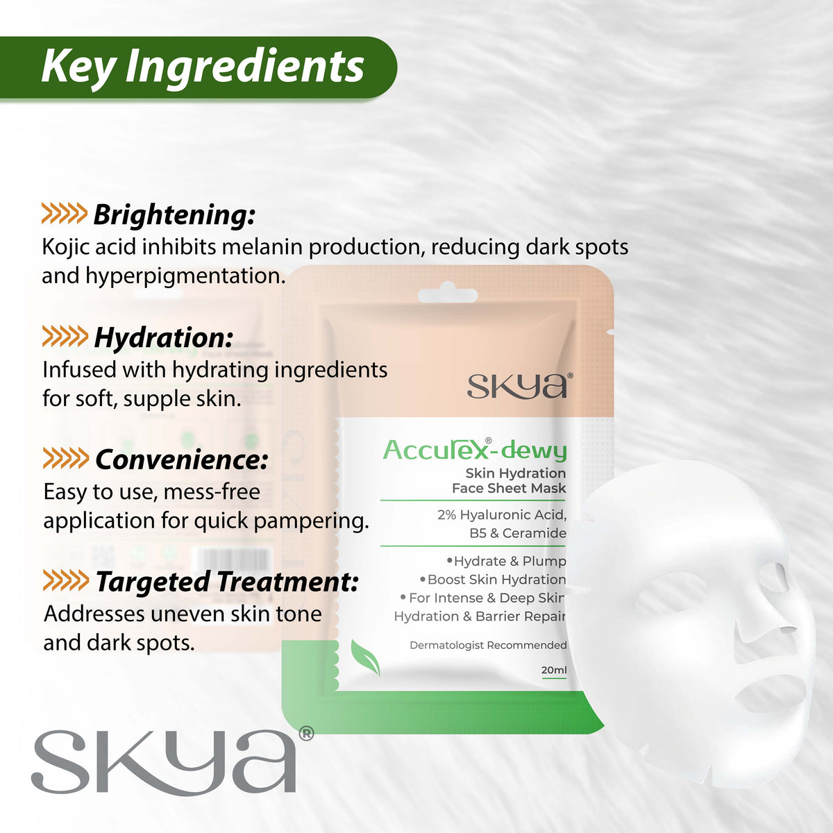 ACCUREX - DEWY Mască hidratantă 20 ml