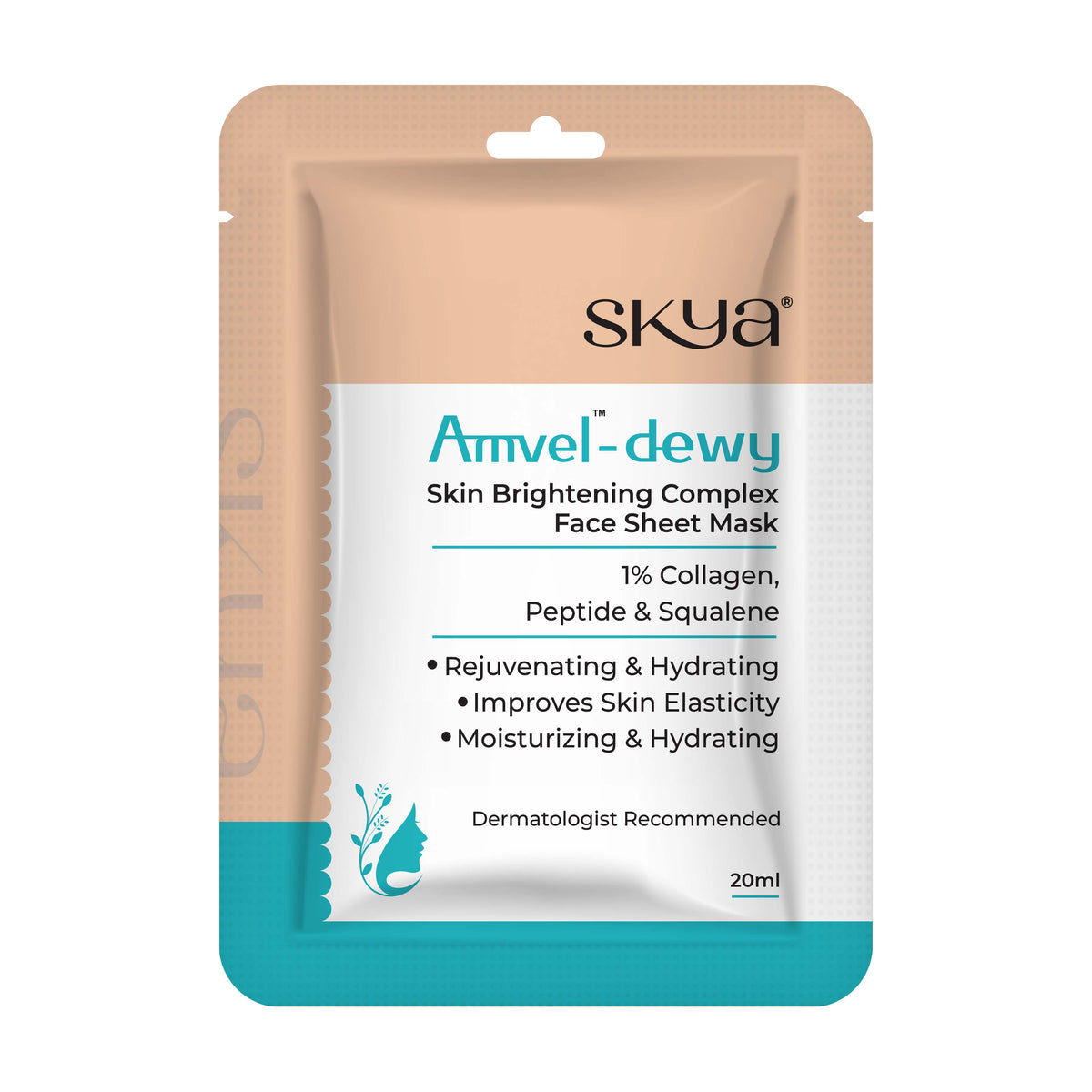 AMVEL - DEWY Mască cu complex înălbitor 20 ml
